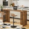 Bar table, rectangular kitchen dining table high top dining table (dining table only),