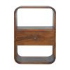 Chestnut Curved Edge nightstand