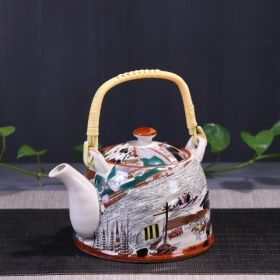 Old-fashioned cool kettle, tea ceremony, tea cup, tea maker, tea cup (Color: Shanghetu)