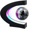 Magnetic Levitating Globe with LED Light; Cool Tech Gift for Men Father Boys; Birthday Gifts for Kids; Floating Globes World Desk Gadget Decor in Off
