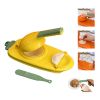 1pc 10in/9in 2-In-1 Dumpling Maker - Kitchen Utensil For DIY Dumpling Moulds And Dough Pressing - Stainless Steel Dumpling Skin Press With Non-Slip H