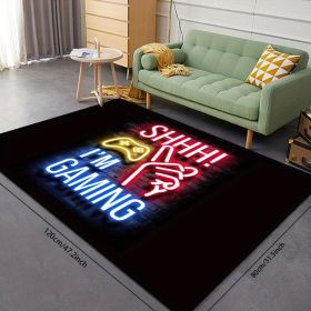 1pc Area Rug; 3D Game Carpet; Non-slip Floor Mat For Living Room Bedroom; Game Player Home Decor; Boys Gifts (style: Game Player - I'm Gamein', size: 31.5"x47.2")