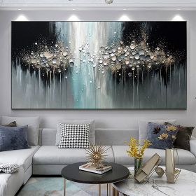Handmade Oil Painting Abstract Texture Oil Painting On Canvas Large Wall Art Original White Painting Minimalist Art Custom Painting Modern Living Roo (style: 01, size: 150X220cm)
