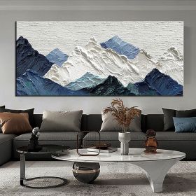Handmade Oil Painting Thick Texture Abstract Landscape Oil Painting Gorgeous Abstract Landscape 3D Wall Art on Canvas Serene Abstract Landscape 3D La (style: 01, size: 40x80cm)