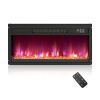 18/23/26 Inch 1500W Electric Fireplace Insert with Remote Control
