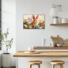 Easter Bunny Wall Art, Easter Bunny Prints Wall Decor, Spring Bunny Carrot Eggs Posters for Easter Wall Decor, Rustic Easter Pictures with Cute Bunny