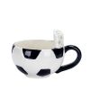 The Mug with a Hoop | Ceramic Coffee & Hot Chocolate Mug;  Cereal;  Soup Bowl | 16OZ Cup | Best Novelty Gift Idea for Coaches;  Dad;  Mom;  Kids;  Bi
